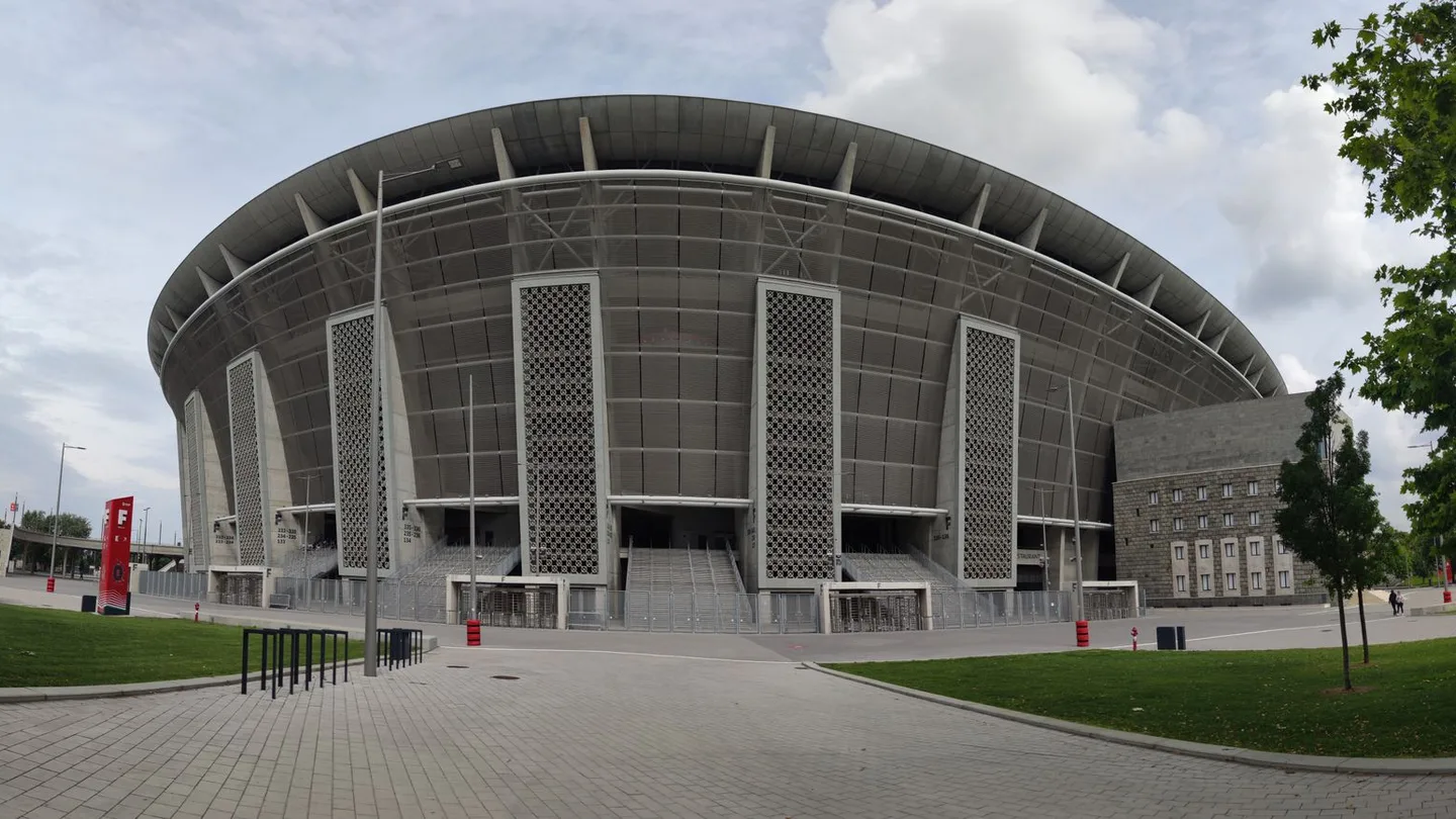 Esterno della Puskás Aréna di Budapest